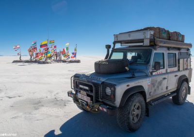 Land Rover Defender – Aménagé pour voyager pour 8 mois en Amérique du Sud